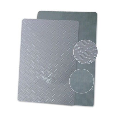 Kualitas Konfigurasi standar Non Skid Fiberglass Sheets Untuk Kereta Ringan Anti Slip Frp Embossed Panel pabrik