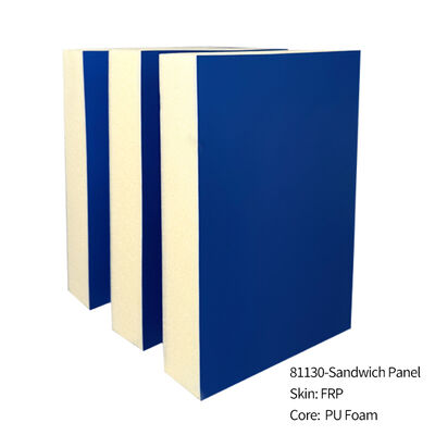 Chất lượng Kháng khí hậu và độ bền PU Foam FRP Sandwich Panel Board cho môi trường khắc nghiệt nhà máy