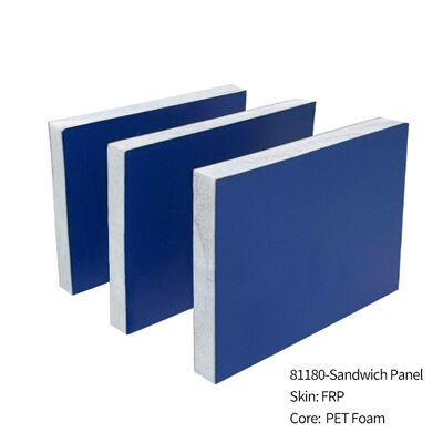 Quality Eco Friendly Fibreglass Foam Sandwich Panel PET Foam Closed Cell Honeycomb Core factory