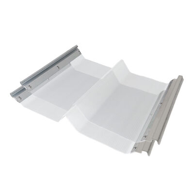 Qualità Alta trasmissione luminosa FRP gel rivestito pannelli di lucernario in fibra di vetro resistente alle intemperie Fabbrica