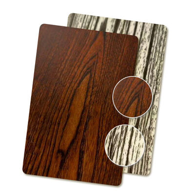 Kualitas Panel Dinding Kayu-seperti Fiberglass diperkuat Panel Dinding Kelembaban-Buktinya Papan Dinding pabrik