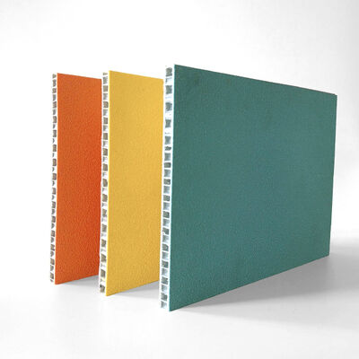 Quality Lightweight PP Honeycomb FRP Composite Panel Water Repellent Damp Blocking Mildew Proof factory