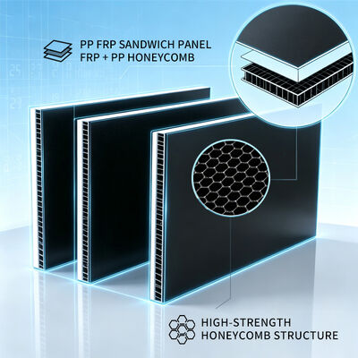Quality FRP PP Honeycomb Laminated Panels Lightweight High Strength Crack-Proof Long Service Life factory